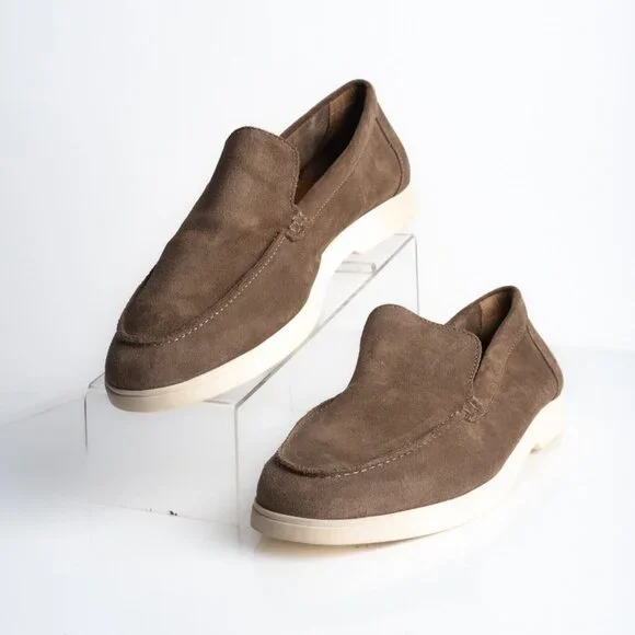 Zara | Shoes | Zara Mens Brown Suede Loafer Slip On Shoes Sz  display picture 1